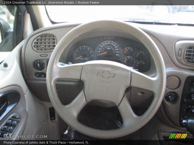 Silverstone Metallic / Medium Pewter 2004 Chevrolet TrailBlazer LS