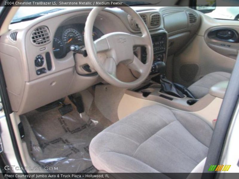 Silverstone Metallic / Medium Pewter 2004 Chevrolet TrailBlazer LS