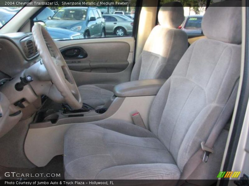 Silverstone Metallic / Medium Pewter 2004 Chevrolet TrailBlazer LS