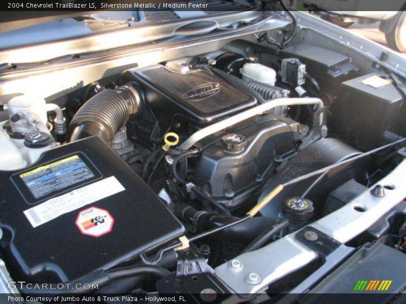 Silverstone Metallic / Medium Pewter 2004 Chevrolet TrailBlazer LS