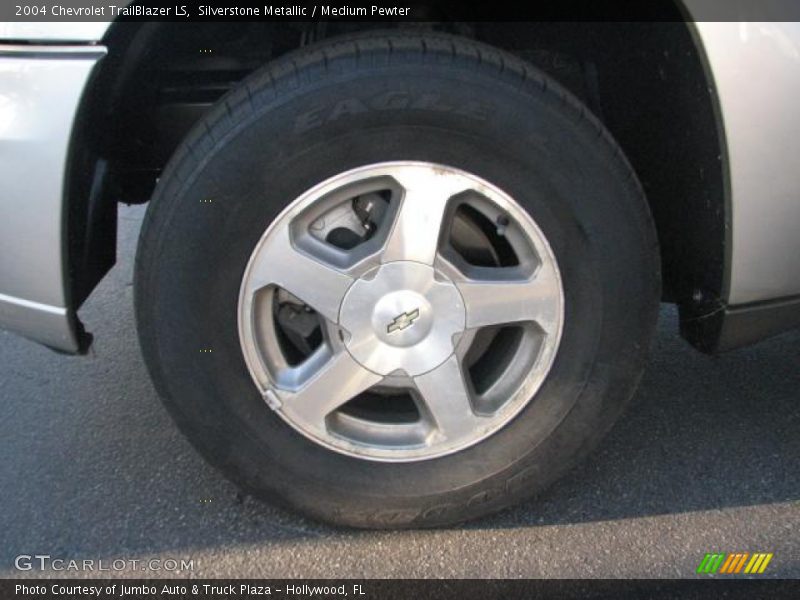 Silverstone Metallic / Medium Pewter 2004 Chevrolet TrailBlazer LS