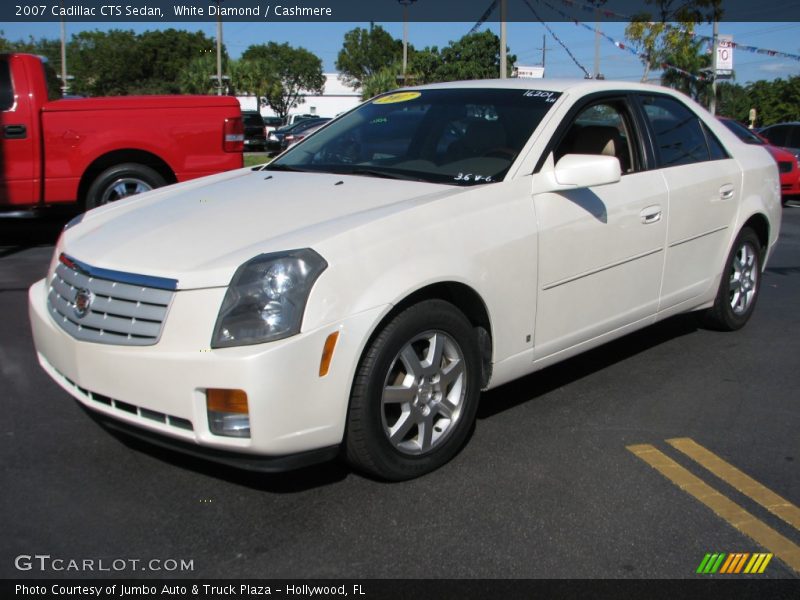 White Diamond / Cashmere 2007 Cadillac CTS Sedan