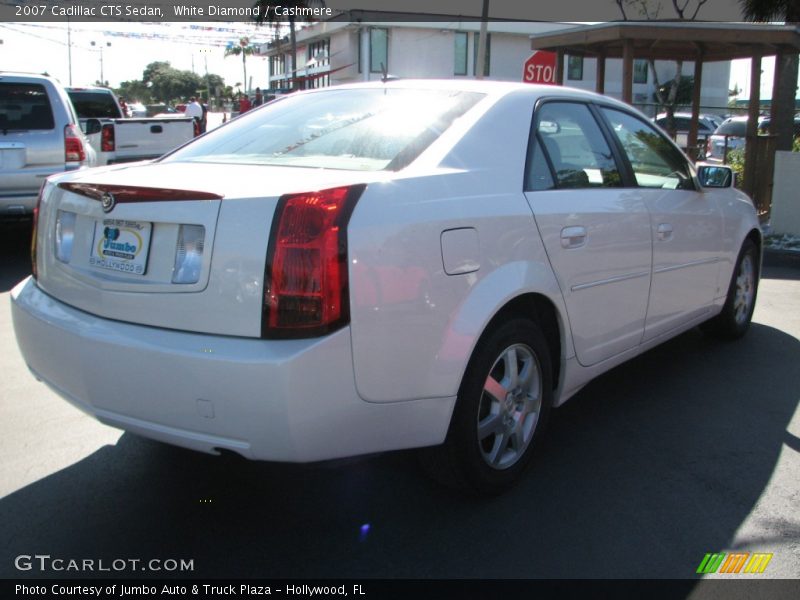 White Diamond / Cashmere 2007 Cadillac CTS Sedan