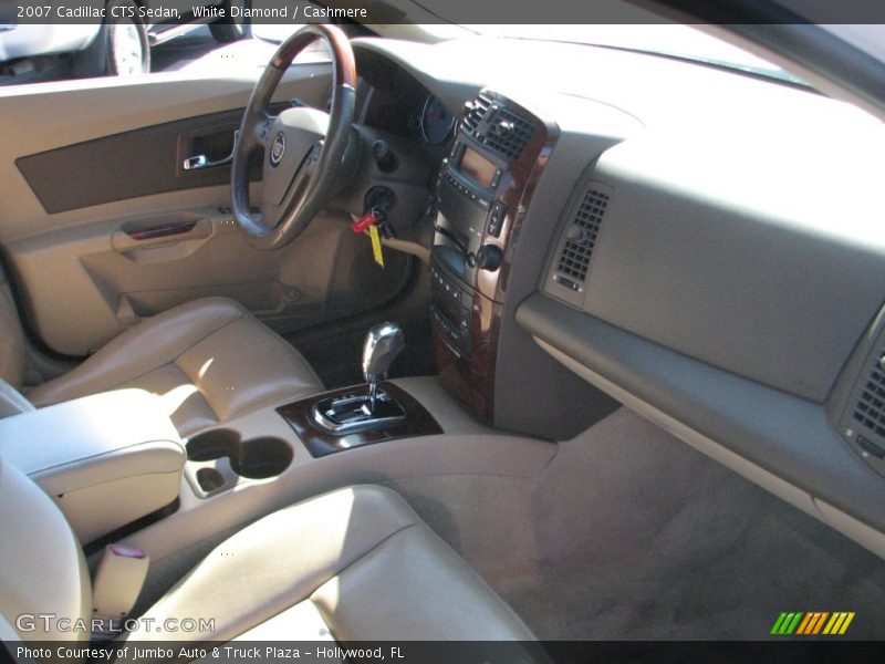 White Diamond / Cashmere 2007 Cadillac CTS Sedan