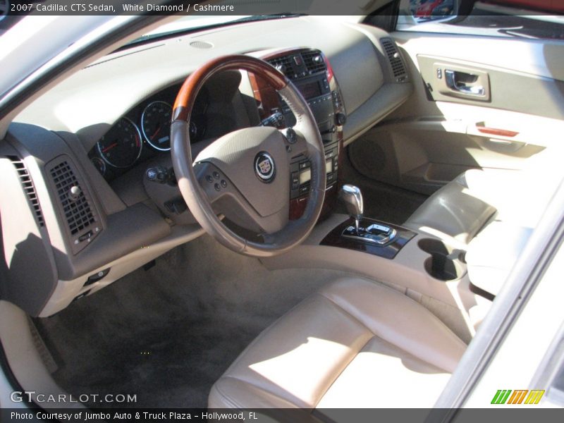 White Diamond / Cashmere 2007 Cadillac CTS Sedan