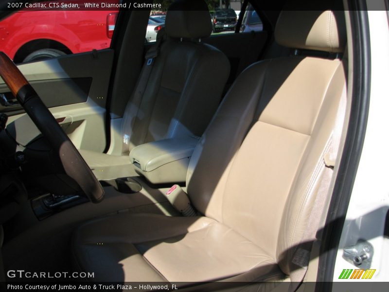 White Diamond / Cashmere 2007 Cadillac CTS Sedan