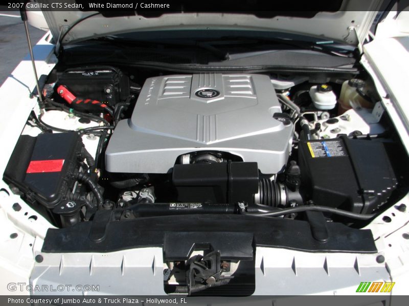 White Diamond / Cashmere 2007 Cadillac CTS Sedan
