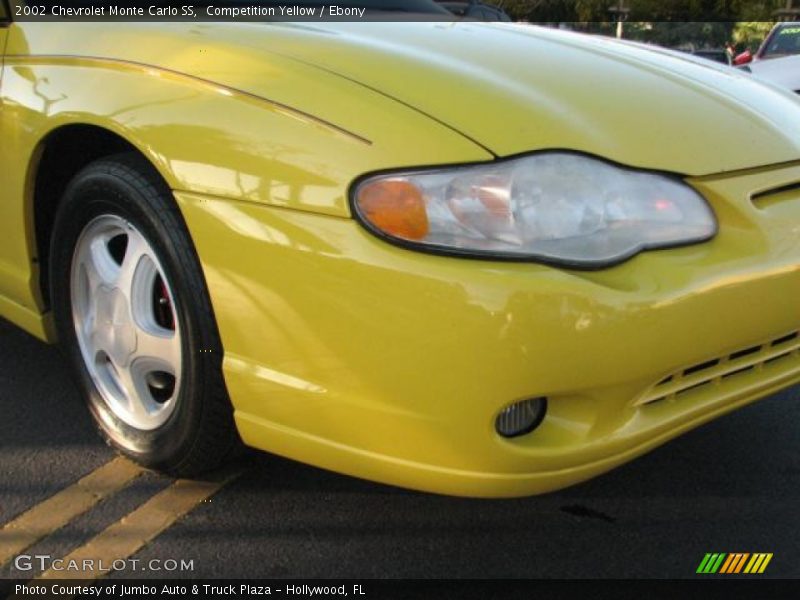 Competition Yellow / Ebony 2002 Chevrolet Monte Carlo SS