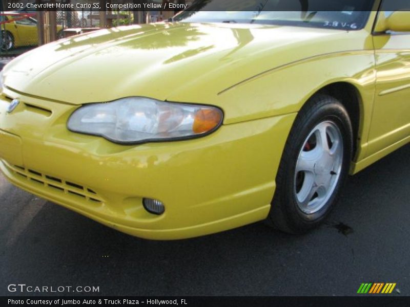 Competition Yellow / Ebony 2002 Chevrolet Monte Carlo SS