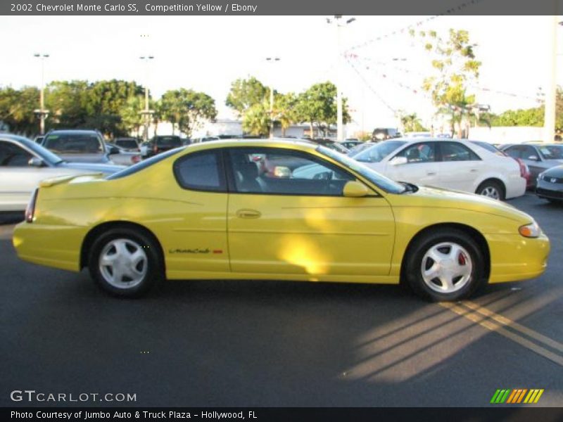 Competition Yellow / Ebony 2002 Chevrolet Monte Carlo SS