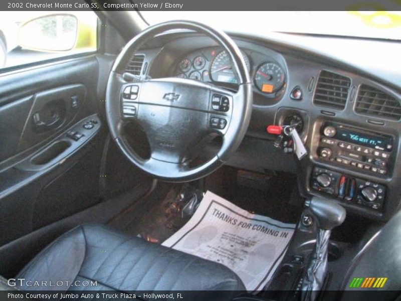 Competition Yellow / Ebony 2002 Chevrolet Monte Carlo SS