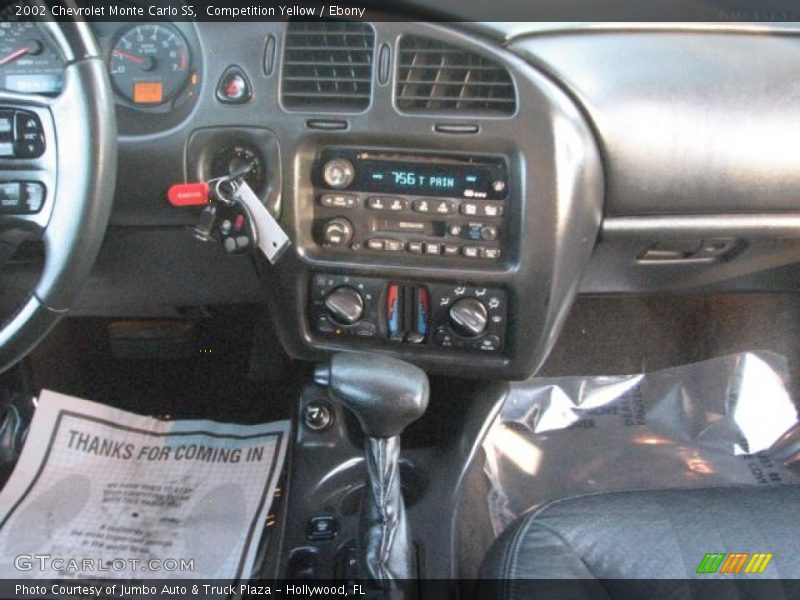 Competition Yellow / Ebony 2002 Chevrolet Monte Carlo SS
