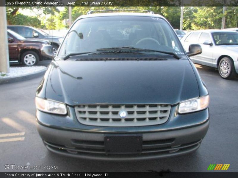 Deep Hunter Green / Gray 1996 Plymouth Grand Voyager SE
