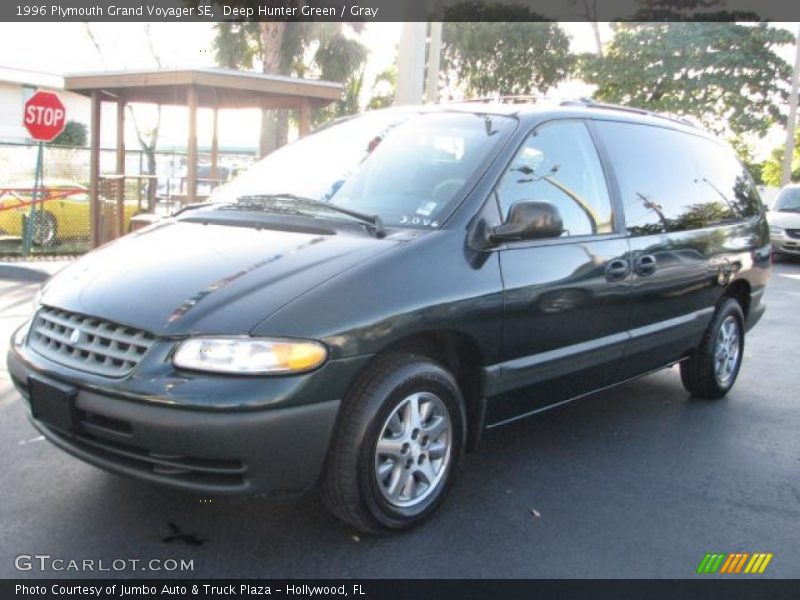 Deep Hunter Green / Gray 1996 Plymouth Grand Voyager SE