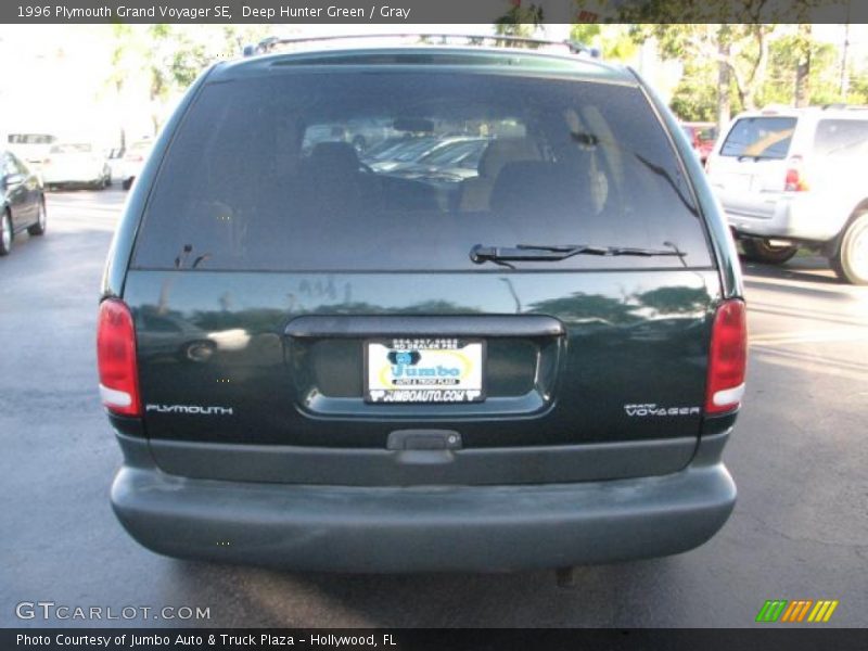 Deep Hunter Green / Gray 1996 Plymouth Grand Voyager SE