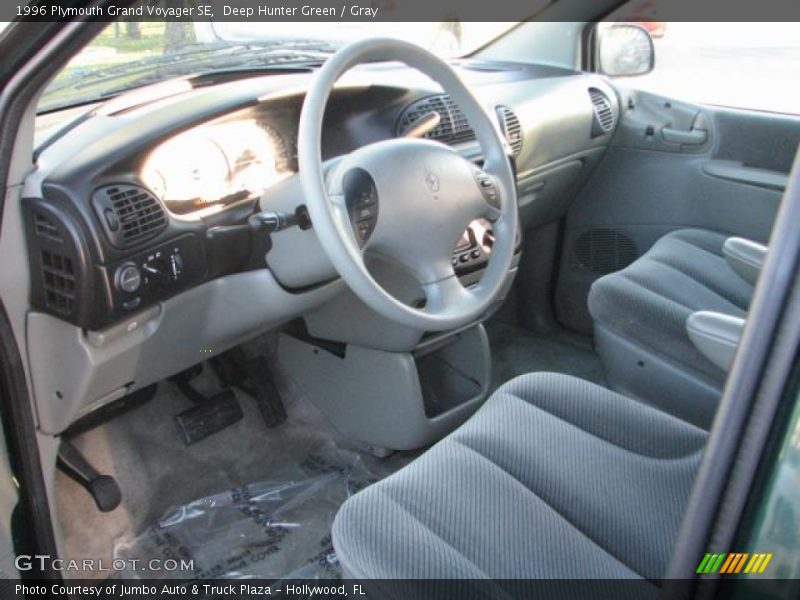 Deep Hunter Green / Gray 1996 Plymouth Grand Voyager SE