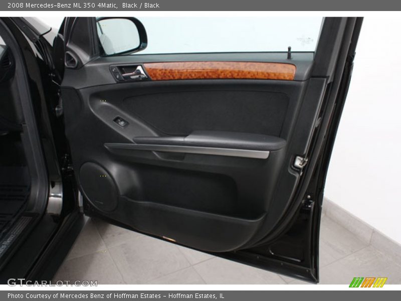 Black / Black 2008 Mercedes-Benz ML 350 4Matic