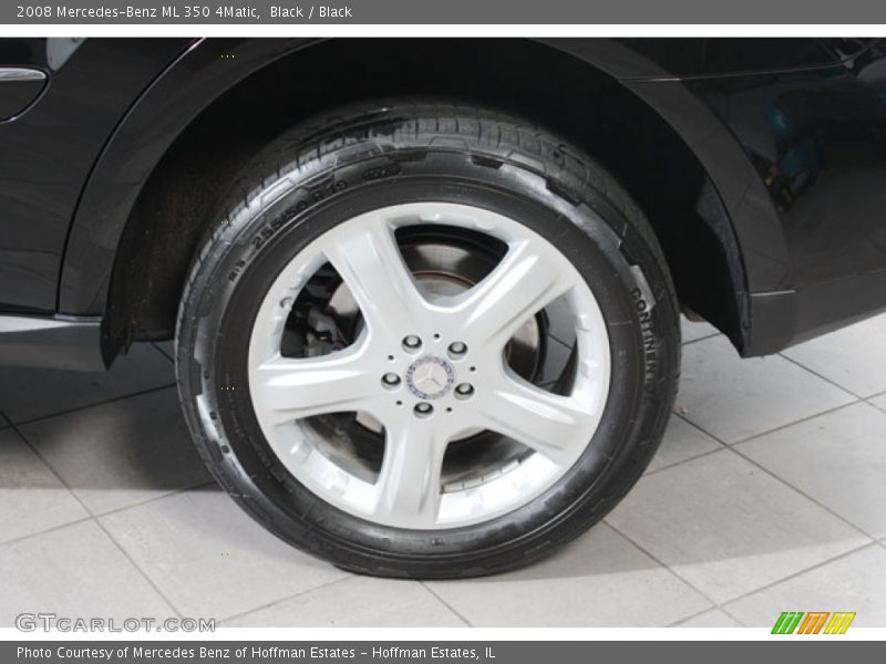 Black / Black 2008 Mercedes-Benz ML 350 4Matic