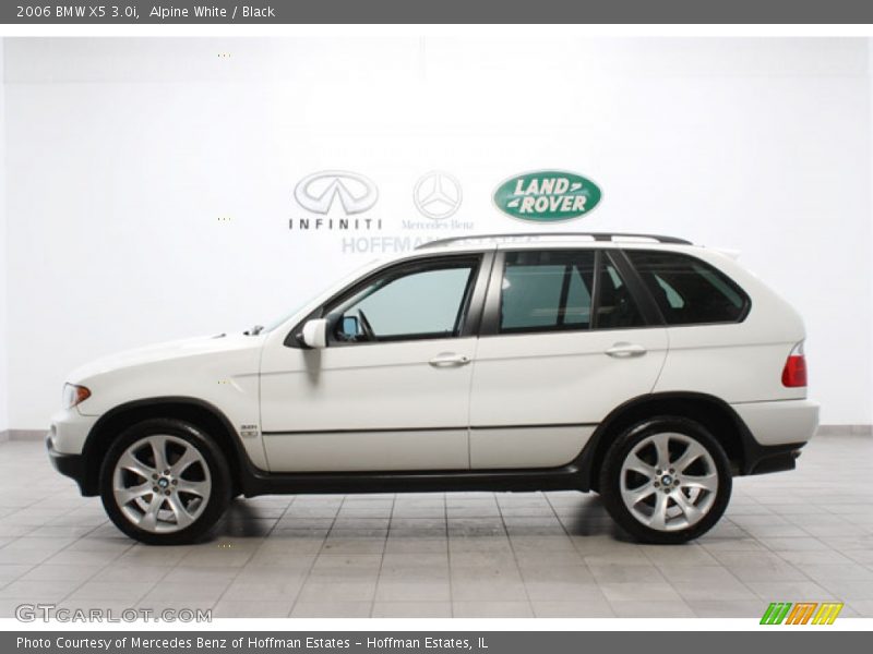 Alpine White / Black 2006 BMW X5 3.0i