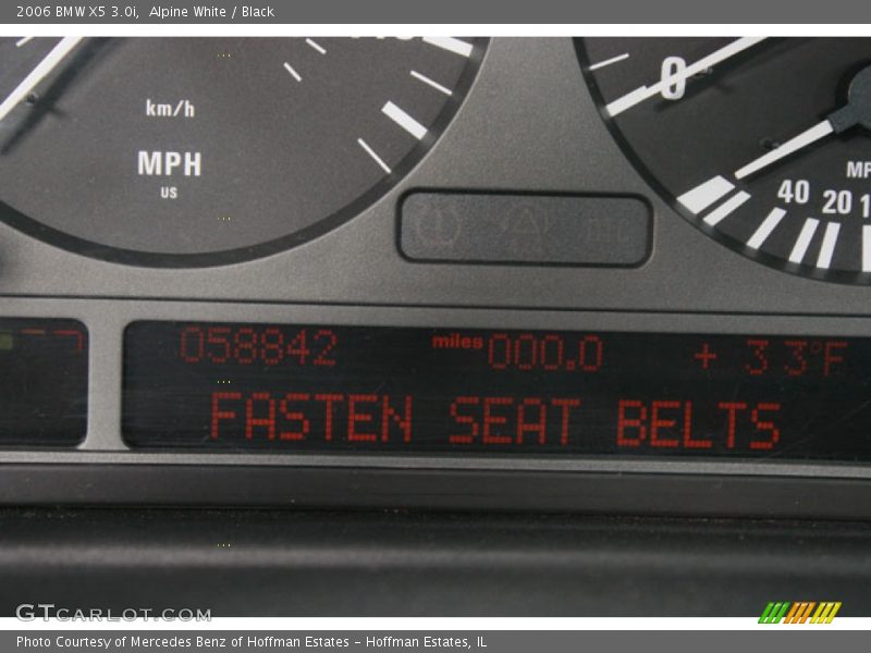 Alpine White / Black 2006 BMW X5 3.0i