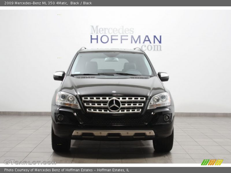 Black / Black 2009 Mercedes-Benz ML 350 4Matic