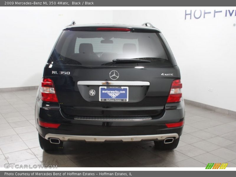 Black / Black 2009 Mercedes-Benz ML 350 4Matic