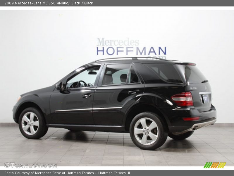 Black / Black 2009 Mercedes-Benz ML 350 4Matic