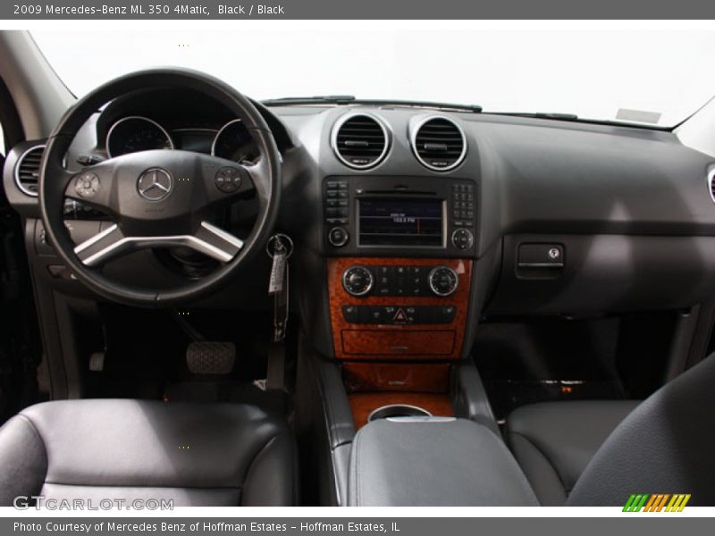 Black / Black 2009 Mercedes-Benz ML 350 4Matic