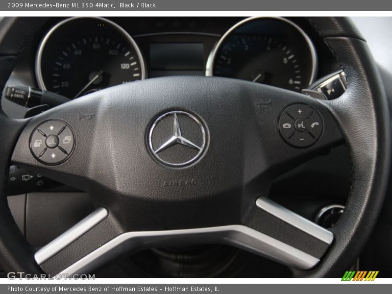 Black / Black 2009 Mercedes-Benz ML 350 4Matic