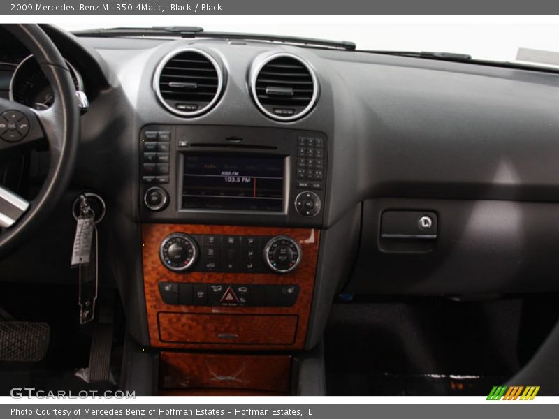 Black / Black 2009 Mercedes-Benz ML 350 4Matic
