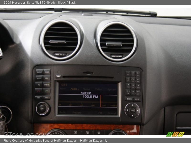 Black / Black 2009 Mercedes-Benz ML 350 4Matic