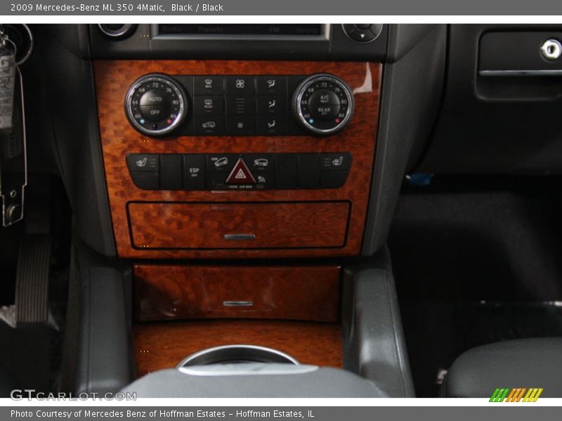 Black / Black 2009 Mercedes-Benz ML 350 4Matic