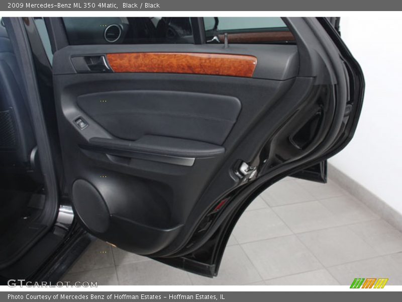 Black / Black 2009 Mercedes-Benz ML 350 4Matic