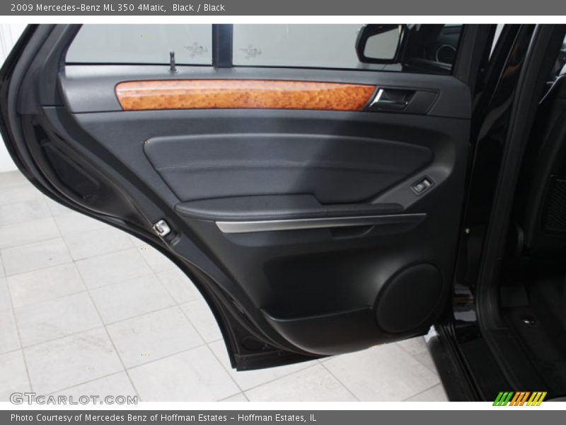 Black / Black 2009 Mercedes-Benz ML 350 4Matic