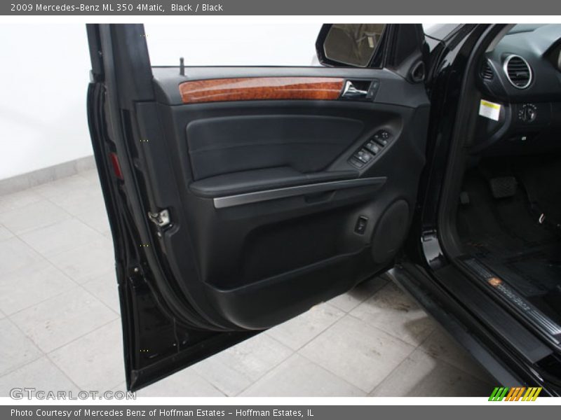 Black / Black 2009 Mercedes-Benz ML 350 4Matic