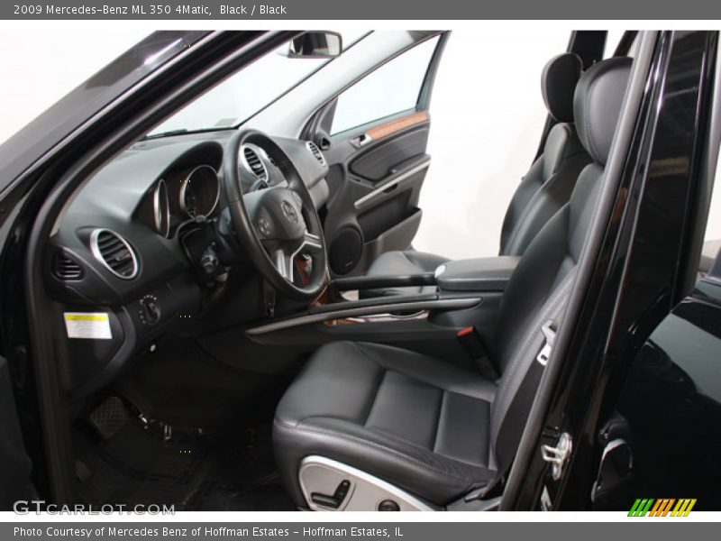 Black / Black 2009 Mercedes-Benz ML 350 4Matic