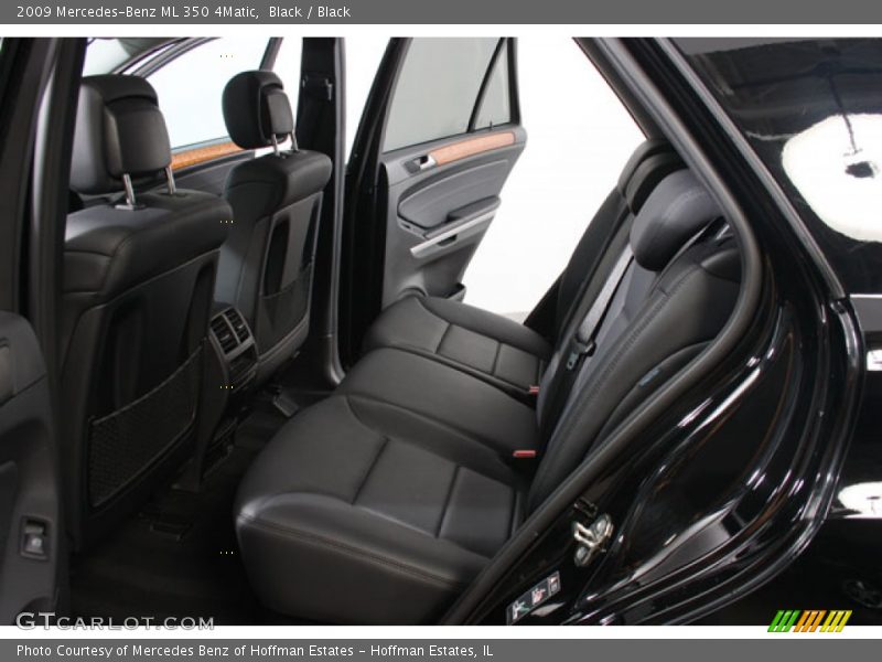 Black / Black 2009 Mercedes-Benz ML 350 4Matic