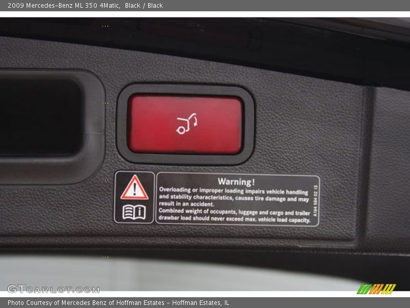 Black / Black 2009 Mercedes-Benz ML 350 4Matic