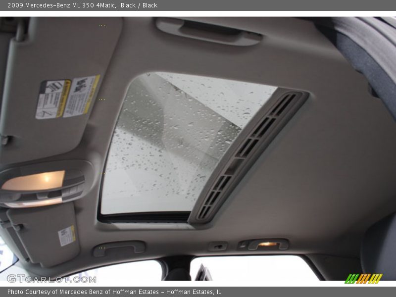 Black / Black 2009 Mercedes-Benz ML 350 4Matic