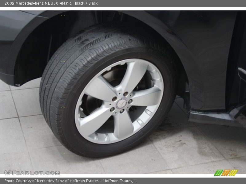 Black / Black 2009 Mercedes-Benz ML 350 4Matic