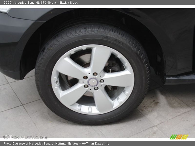 Black / Black 2009 Mercedes-Benz ML 350 4Matic