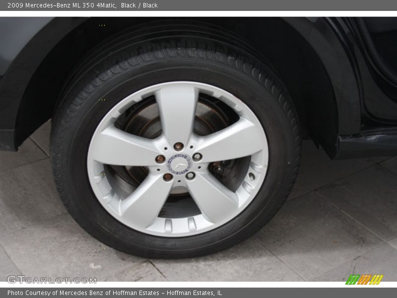 Black / Black 2009 Mercedes-Benz ML 350 4Matic