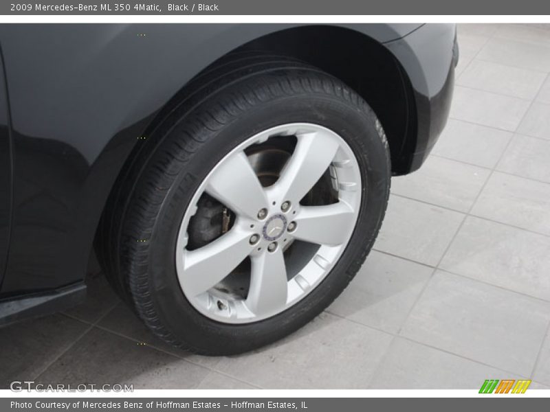 Black / Black 2009 Mercedes-Benz ML 350 4Matic
