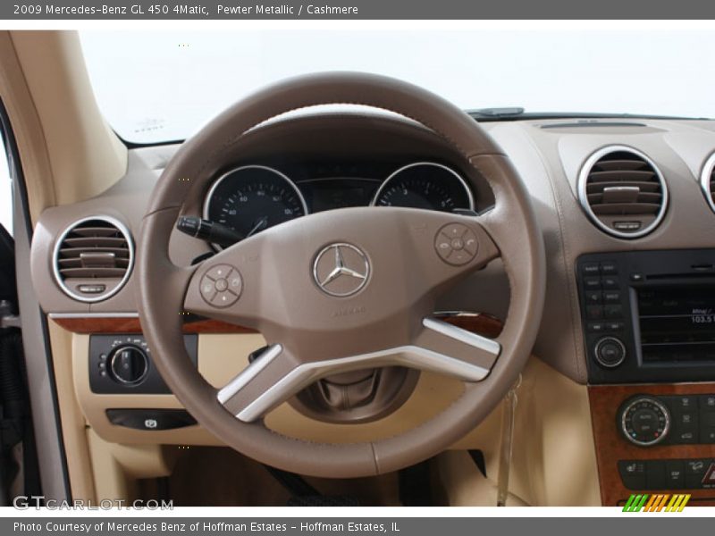 Pewter Metallic / Cashmere 2009 Mercedes-Benz GL 450 4Matic