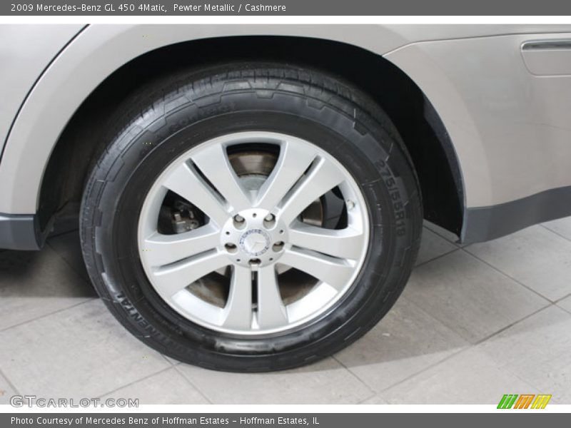 Pewter Metallic / Cashmere 2009 Mercedes-Benz GL 450 4Matic