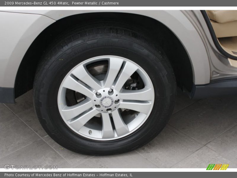 Pewter Metallic / Cashmere 2009 Mercedes-Benz GL 450 4Matic