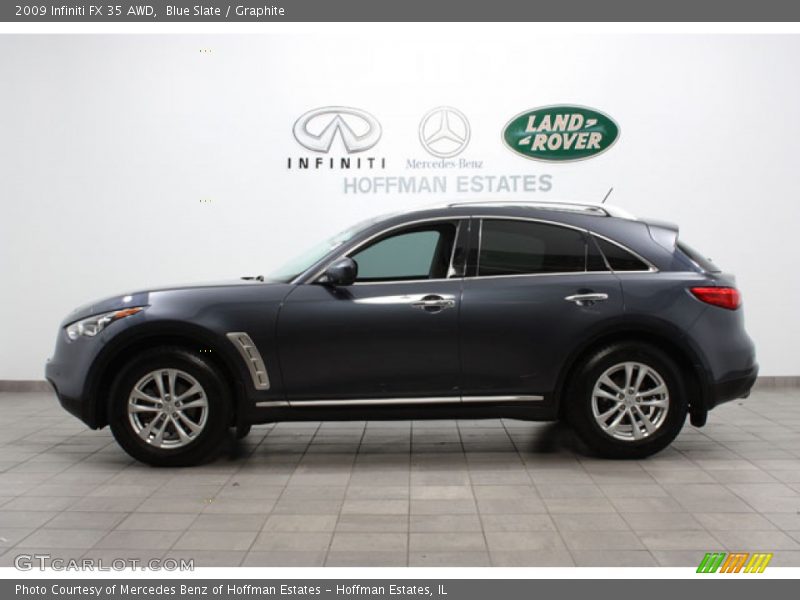 Blue Slate / Graphite 2009 Infiniti FX 35 AWD