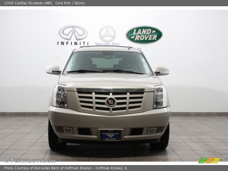 Gold Mist / Ebony 2008 Cadillac Escalade AWD