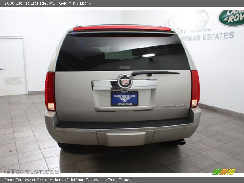 Gold Mist / Ebony 2008 Cadillac Escalade AWD