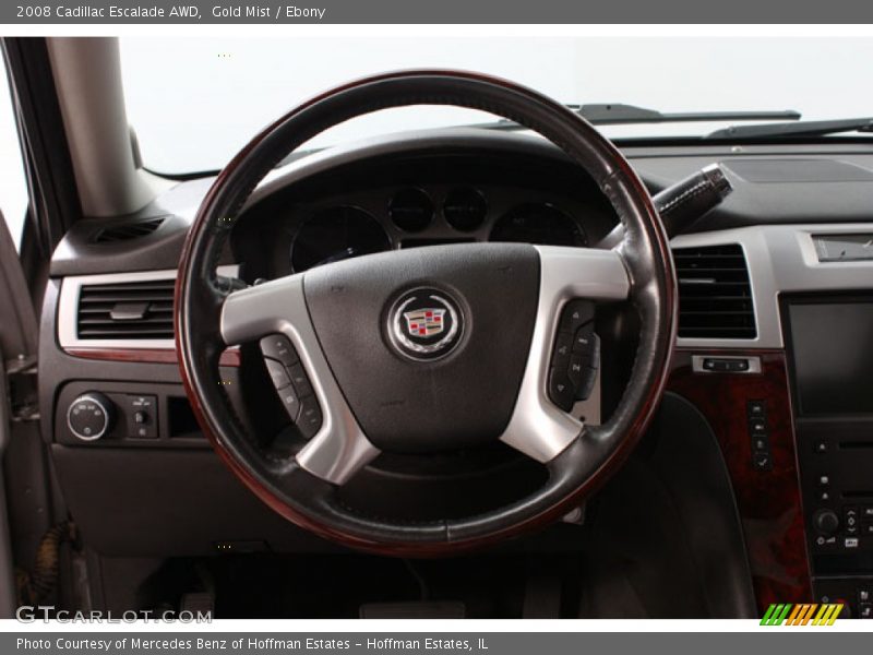Gold Mist / Ebony 2008 Cadillac Escalade AWD
